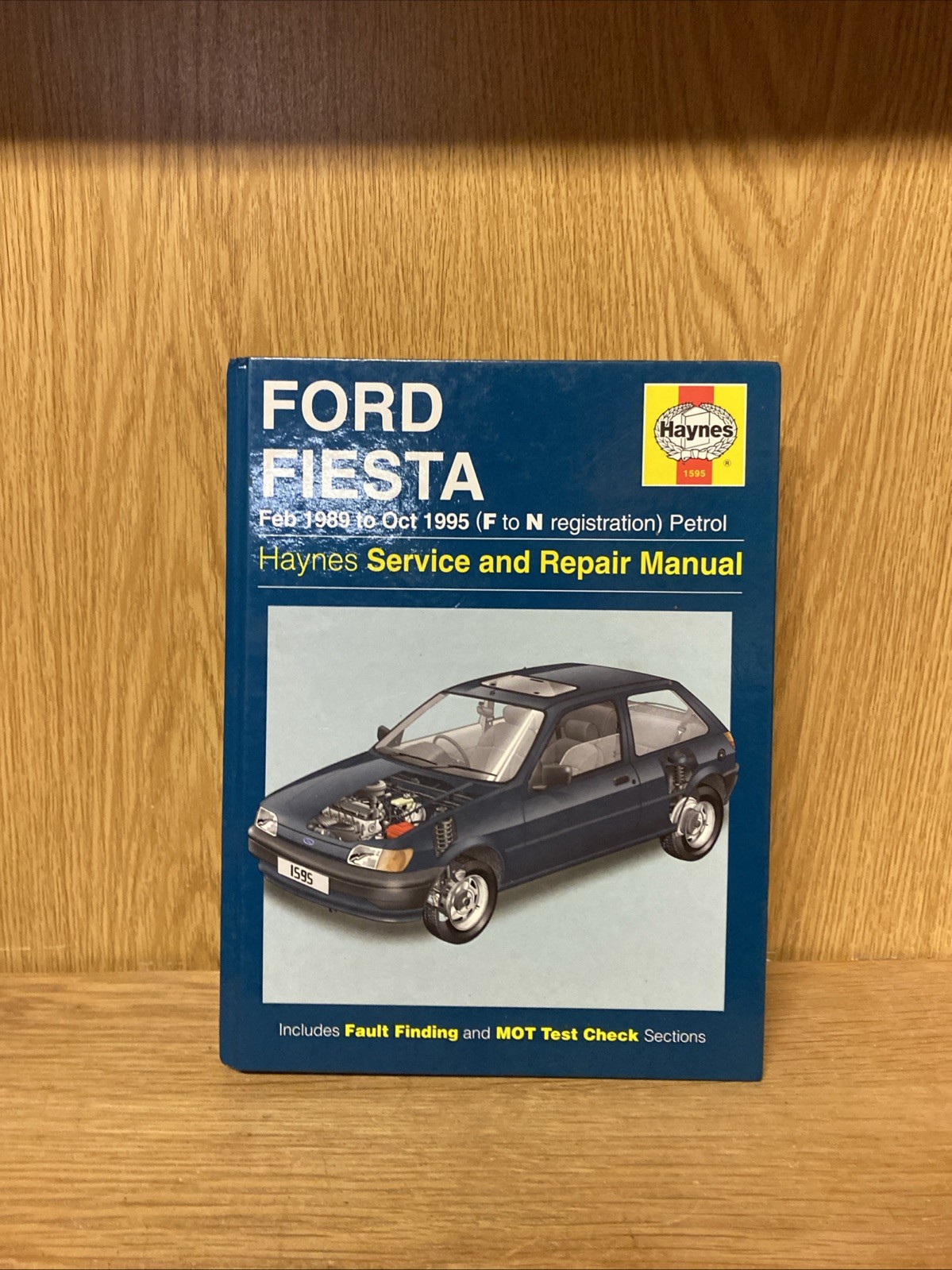 HAYNES WORKSHOP MANUAL, FORD FIESTA 1989 to 1995, PETROL (4A)