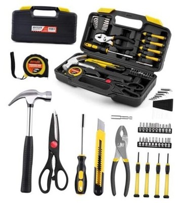 40-Piece Tool Set - General Household Hand Tool Kit with Plastic 40 Piece