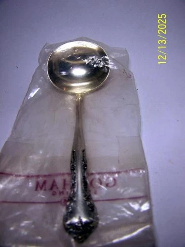 Gorham Sterling Silver Cream/Sauce Ladle "Alencon Lace" 1965