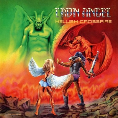 Iron Angel - Hellish Crossfire [New Vinyl LP] Black, Colored Vinyl, Orange