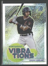 2022 Bowman #VV-16 Jordan Lawlar Virtuosic Vibrations