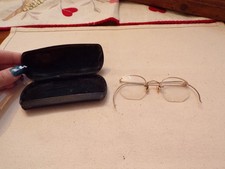 Antique Eyeglasses with Case