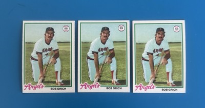 Vintage Baseball Lot   1978 Topps Bob Grich