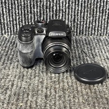 Fujifilm FinePix S1500fd 10.0MP 12X Zoom Digital Camera - Black GOOD/TESTED 3