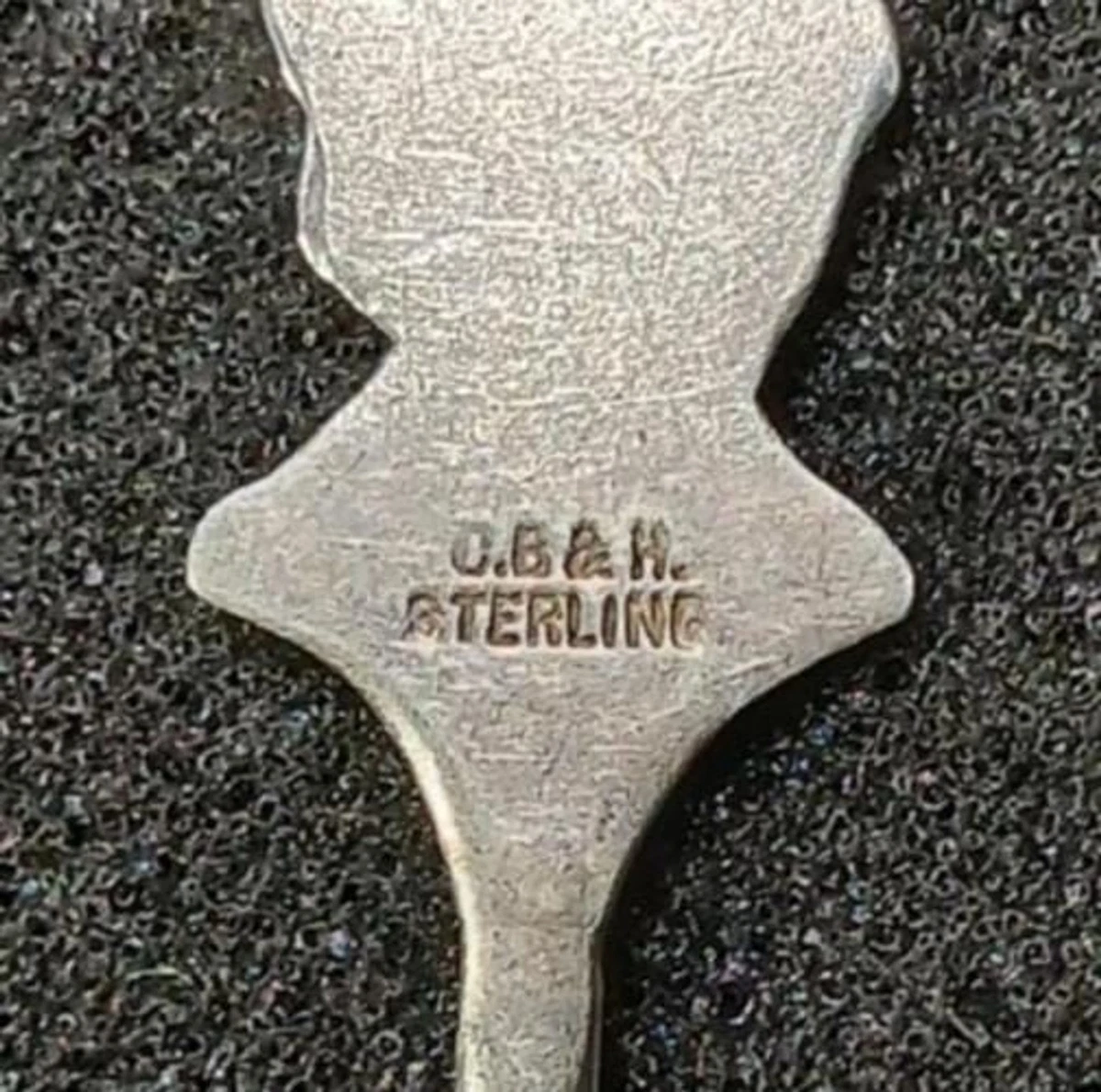 Antique Sterling Santa Maria Souvenir Spoon 4" 6g Early 1900s Ship Explorer