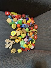 Kids Pretend Play Food and Utensils 110 Pieces 