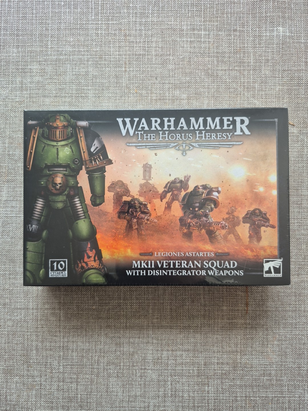 Horus Heresy Legiones Astartes MkII Veteran Squad with disintegrator weapons New