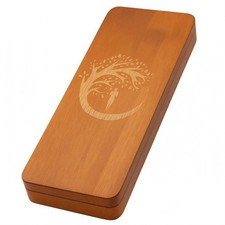 Wooden Mindful Foot Board Polished Wellness Gear Rectangular
