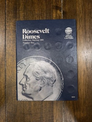 Whitman Roosevelt Dimes Collection 1965-2004 Number Two Official Coin Folder 10C