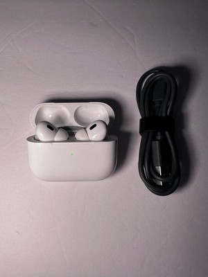 Apple AirPods Pro 2nd Gen with MagSafe Wireless Charging Case w/ Clear Case