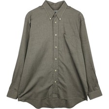 Used 1990'S Lacoste long-sleeved button-down shirt made in France men's size...