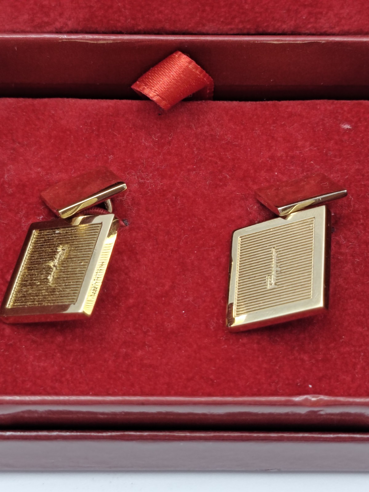 Salvatore Ferragamo Vintage Cufflinks Made In Italy With Original Box image 2