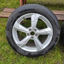 1x Alufelge 18 Zoll 8.0" 5x112 39ET Glanz Silber 4K0601025 Audi A6 C8 Rim Wheel