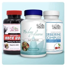 Mila MiAmor Boost Trio - Maca Root, Berberine Complex, 15 Day Cleanse