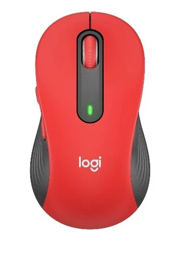 Logitech M650 L Signature Kabellose Maus Bluetooth USB Bolt 2,4GHz - Rot Größe L