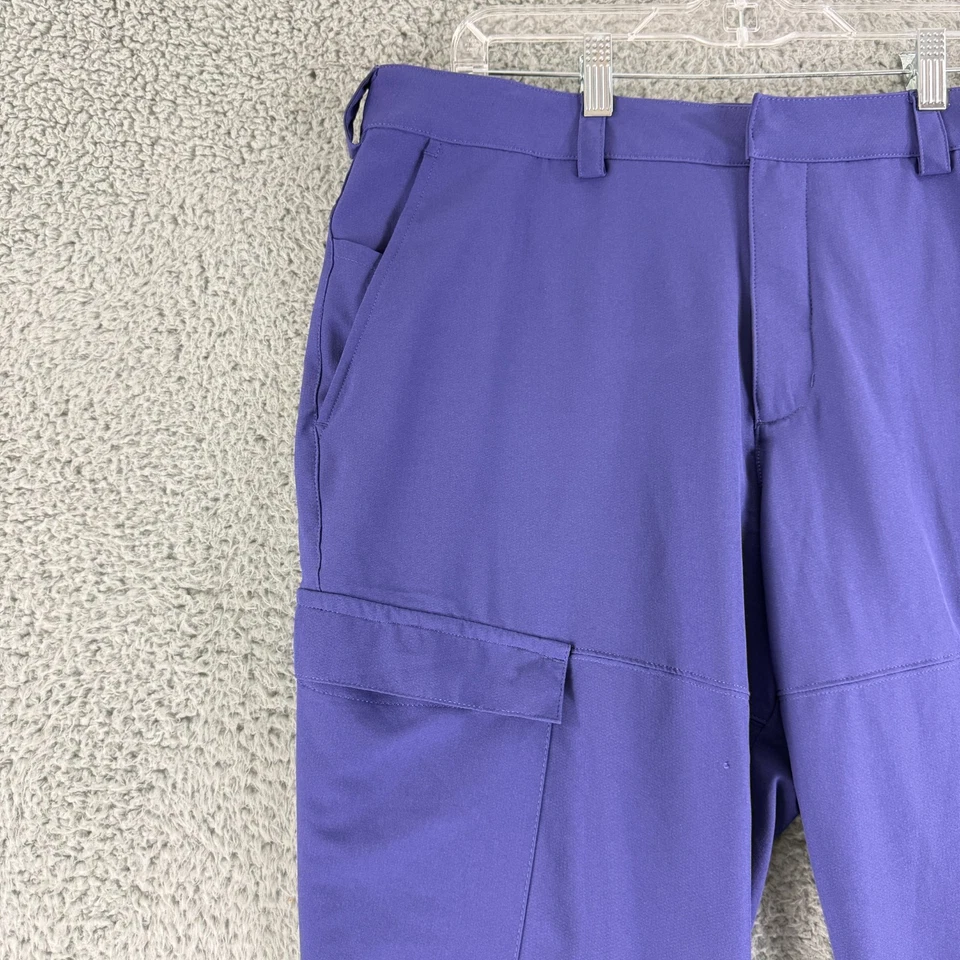 Calça Nike Air Jordan Repel Golf Cargo Masculina Tamanho 36x32 Roxa Slim Fit Atlética - Imagem 2 de 4