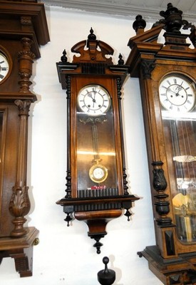 Lenzkirch Original Regulator 95 cm Wall Clock 1875-1880