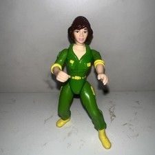 Vintage 1988 Tmnt Green April O'Neil Channel 6 News Van Exclusive Action Figure