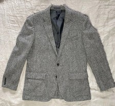 J.Crew Crosby Unstructured Blazer, Charcoal Herringbone, Size 42