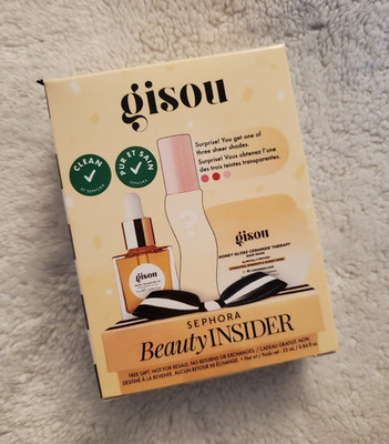 Gisou Honey Hair Oil & Mask Set, and  Lip Oil.  Brand New from Sephora