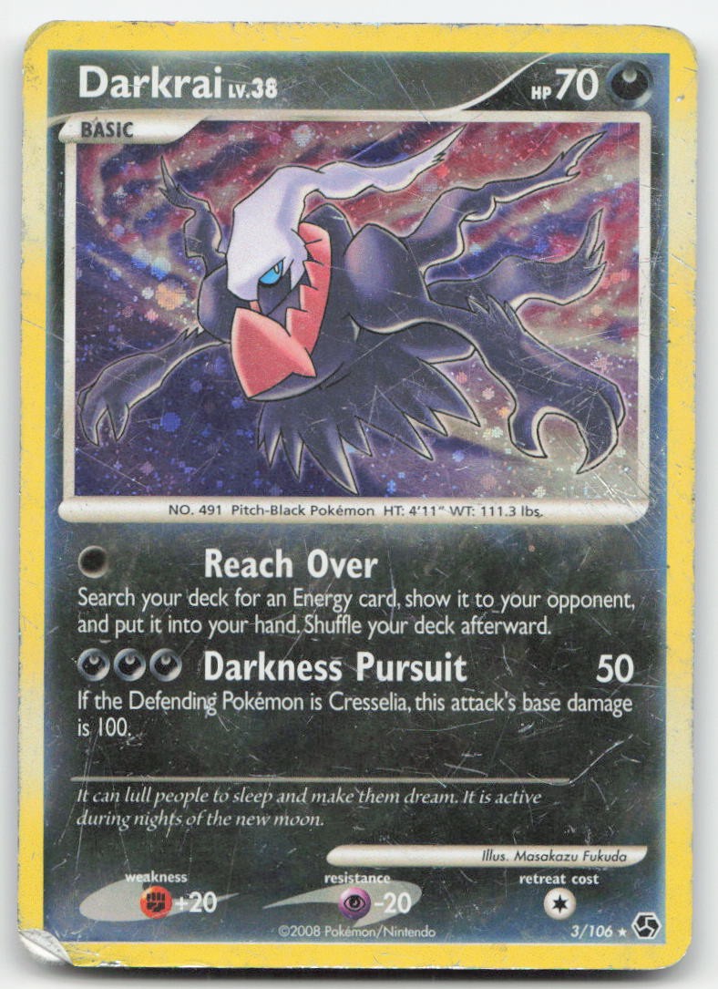 Darkrai (3) 3/106 Great Encounters Holofoil Holo Rare Pokemon DM