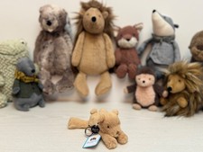 Jellycat Very Rare Smudge Bear Bag Charm, Brand New With Tags, Genuine