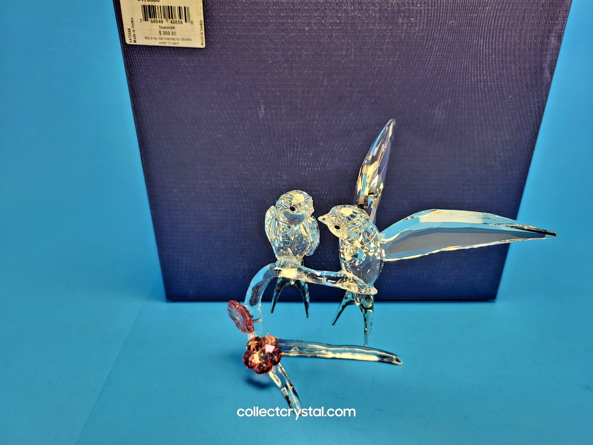 Swarovski Swallows Birds Couple on Branch MIB # 5475566 | eBay