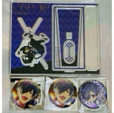 Obey Me Belphegor Axta 2 can badges Holo can badge English version