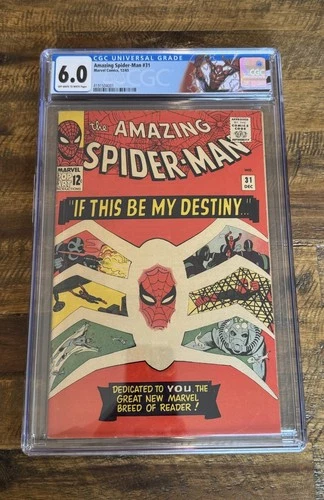Amazing Spider-Man #31 (1965) CGC 6.0 : 1st Gwen Stacy & Harry Osborn App