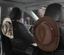  Hat Holder Rack for Truck SUV Car (Keep Hat Shape) Car Clothes Hanger Bar