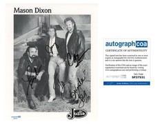 Mason Dixon AUTOGRAPHS Signed 8x10 Photo - Frank Gilligan +2 'To Brenda' ACOA
