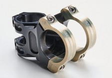 Renthal Apex 35mm Stem Clamp: 35mm +/-6 Deg 1 1/8" Length: 40/50/60mm Black/Gold
