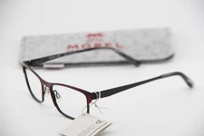 NEW MOREL NOMAD 2888N PG 042 PURPLE GUNMETAL AUTHENTIC FRAMES EYEGLASSES 50-17