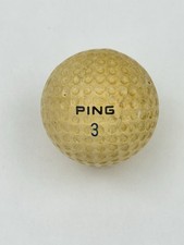 RARE PING KARSTEN I 100 Collectible Golf Ball 3 No Logo 1960s