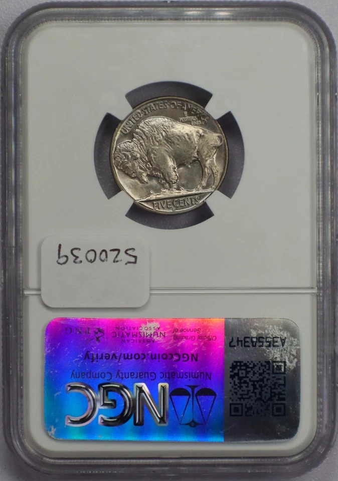 1938-D 5c Buffalo Nickel - NGC MS 67 - Image 4 of 4