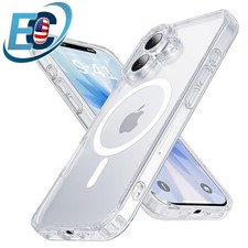 For iPhone 17 Pro Max Air 16e Shockproof Clear Magnetic Phone Cover Case Slim