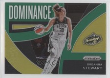 2022 Panini Prizm WNBA Dominance Green Prizm Breanna Stewart #15 03cz