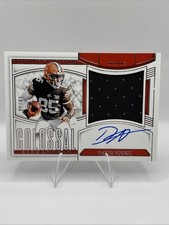 2024 National Treasures David Njoku Auto /49 Colossal Signatures CS-DNU