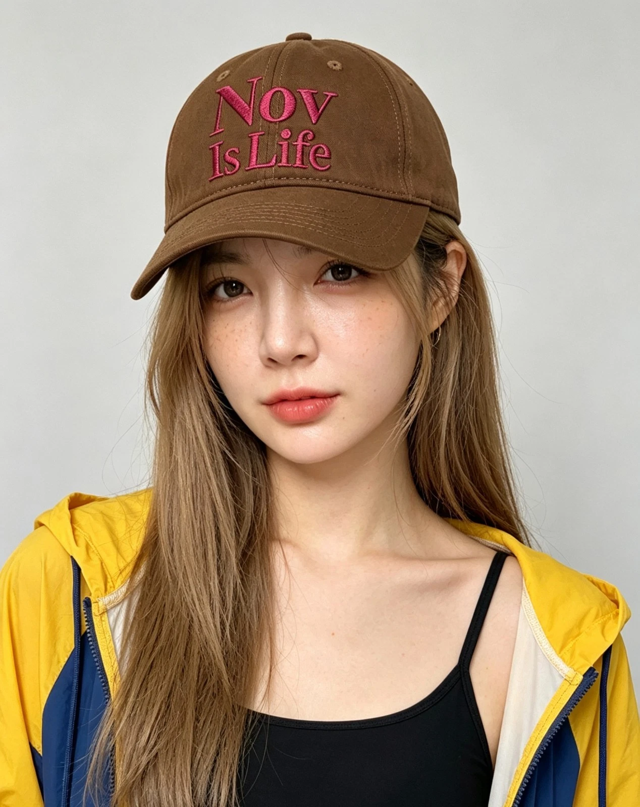 Ladies "Nov Is Life" Casual Baseball Cap Adjustable Street Dad Hat