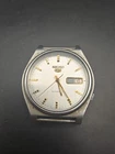 Seiko 5 Automatic 36mm Silver Day/date Dial Mens Watch 7009-3170