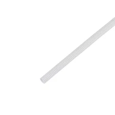 Braided Cable Sleeve Expandable Sleeving- 16ft x 0.1 Inch / White / 1Pcs