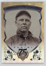 2014 Panini Hall of Fame Blue Shield 46/75 Mordecai Brown #22 HOF Shield 0l2