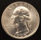 1932 P WASHINGTON QUARTER 90% SILVER