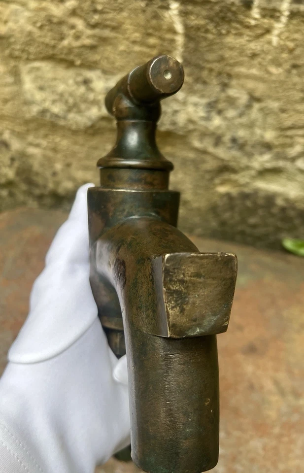 Ancien Gros Robinet en Bronze pour Tonneau Foudre / Signé Gardon  XIXeme - Photo 4/4