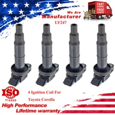 4Pcs Ignition Coils UF247 Replacement for Toyota Celica Chevy Prizm Pontiac 1.8L