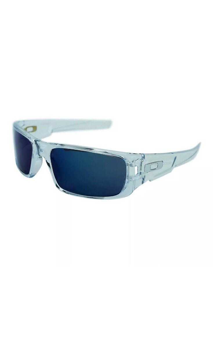 Oakley Men's Crankshaft Iridium Sunglasses Polished Clear/Ice