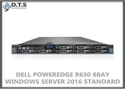 Dell PowerEdge R630 8B 16-Core 3.20GHz E5-2667 v3 H730 64GB Windows Server 2016