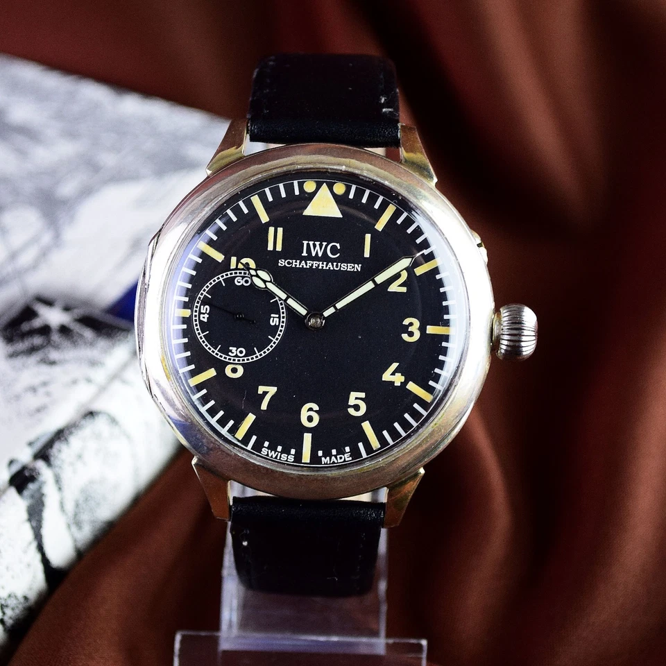 IWC Vintage Swiss Watch Military Style Collectible Marriage Wristwatch Serviced - Image 2 of 4