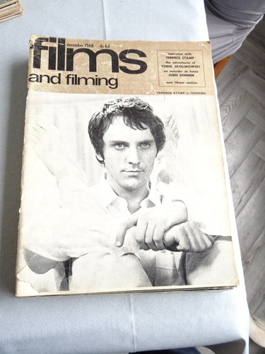 Filme und Dreharbeiten Dez 1968 Terence Briefmarkenhülle + Jorn Donner