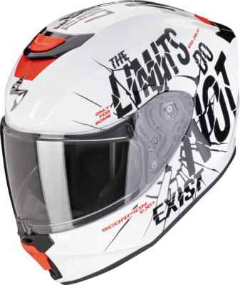 SCORPION EXO-JNR FUN weiß-blau Kinder-Motorradhelm ECE 22.06 Gr. M 50/51